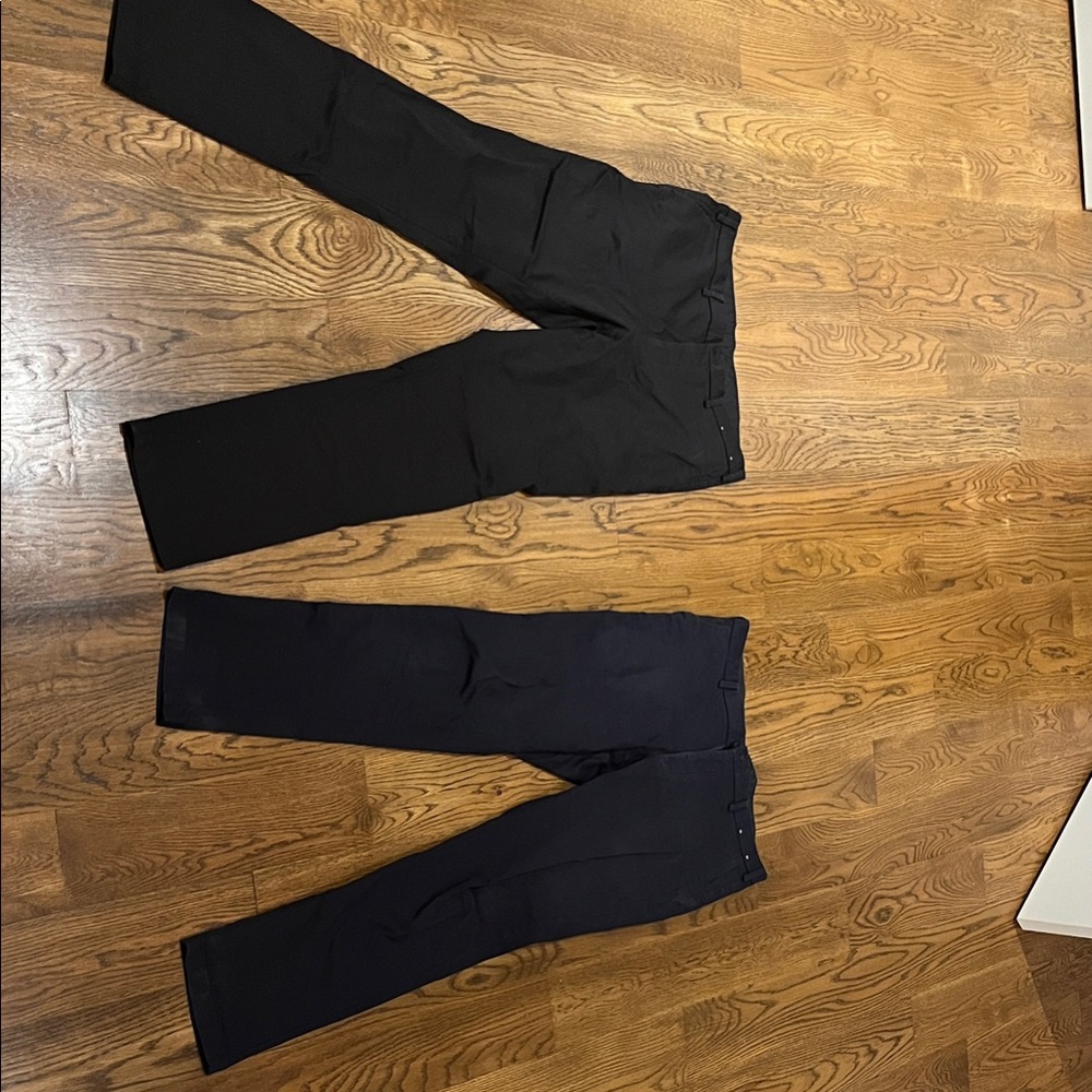 Black and Dark Blue Pants Uniqlo